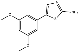5-(3,5-Dimethoxyphenyl)thiazol-2-amine Structure