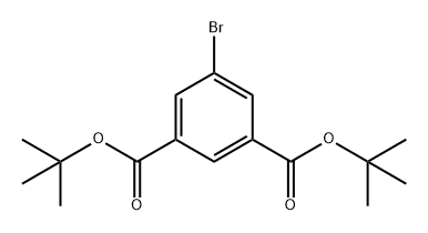 1,3-Benzenedicarboxylic acid, 5-bromo-, 1,3-bis(1,1-dimethylethyl) ester,1508304-03-7,结构式