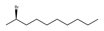 Decane, 2-bromo-, (2R)- Struktur