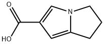 1H-Pyrrolizine-6-carboxylic acid, 2,3-dihydro- Structure
