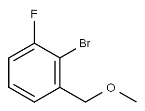 2-溴-1-氟-3-(甲氧基甲基)苯 结构式