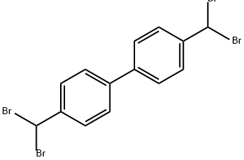 1,1'-Biphenyl, 4,4'-bis(dibromomethyl)- Struktur