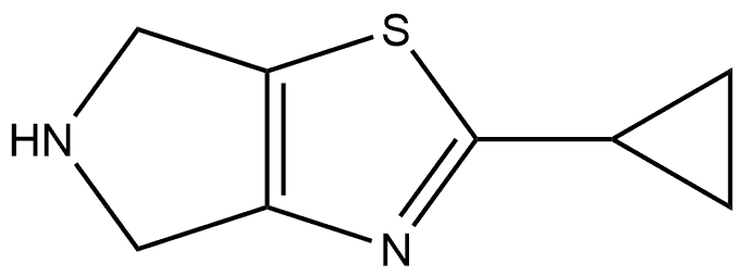 2-cyclopropyl-5,6-dihydro-4H-pyrrolo[3,4-d]thiazole Structure
