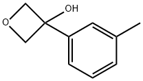 3-Oxetanol, 3-(3-methylphenyl)- Struktur