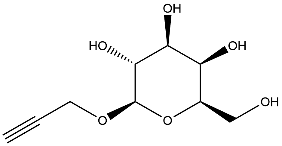 PROPARGYL BETA-D-GALACTOPYRANOSIDE 结构式