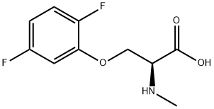 O-(2,5-difluorophenyl)-L-Serine 结构式