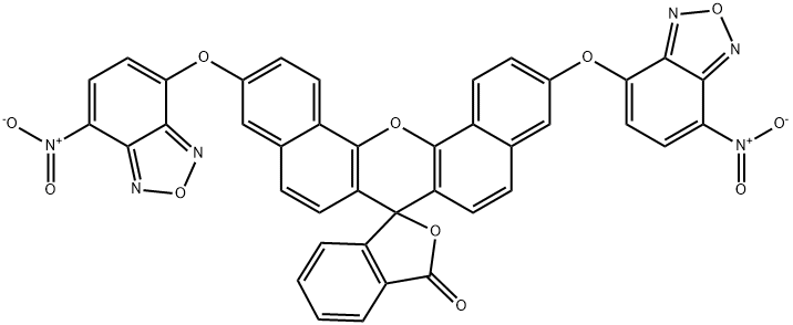 Spiro[7H-dibenzo[c,h]xanthene-7,1'(3'H)-isobenzofuran]-3'-one, 3,11-bis[(7-nitro-2,1,3-benzoxadiazol-4-yl)oxy]-