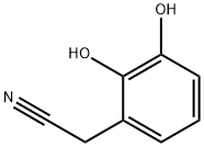 2,3-Dihydroxybenzeneacetonitrile Structure