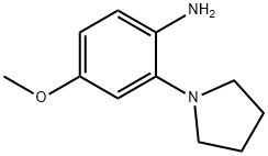 4-Methoxy-2-(pyrrolidin-1-yl)aniline Structure