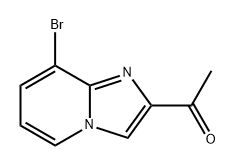 1-{8-bromoimidazo[1,2-a]pyridin-2-yl}ethan-1-one 结构式