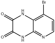 Pyrido[2,3-b]pyrazine-2,3-dione, 8-bromo-1,4-dihydro- Struktur