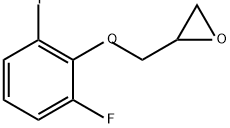 2-((2,6-DIFLUOROPHENOXY)METHYL)OXIRANE, 1515187-97-9, 结构式
