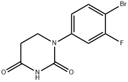2,4(1H,3H)-Pyrimidinedione, 1-(4-bromo-3-fluorophenyl)dihydro-|1-(4-溴-3-氟苯基)二氢嘧啶-2,4(1H,3H)-二酮