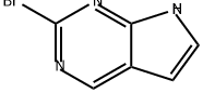 7H-Pyrrolo[2,3-d]pyrimidine, 2-bromo- Struktur