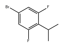 Benzene, 5-bromo-1,3-difluoro-2-(1-methylethyl)- Struktur