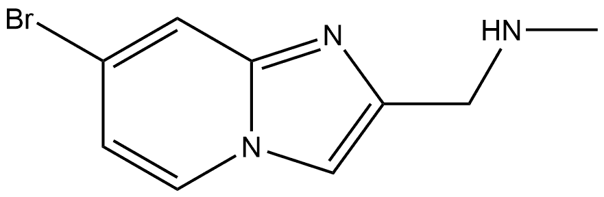 1-(7-bromoimidazo[1,2-a]pyridin-2-yl)-N-methylmethanamine Structure