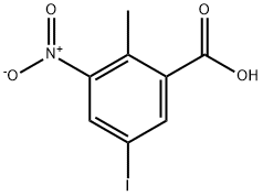 5-碘-2-甲基-3-硝基苯甲酸, 1517254-24-8, 结构式