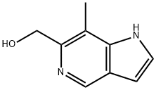{7-methyl-1H-pyrrolo[3,2-c]pyridin-6-yl}methanol,1518234-32-6,结构式
