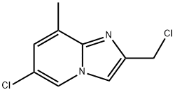 6-chloro-2-(chloromethyl)-8-methylimidazo[1,2-a]pyridine Structure