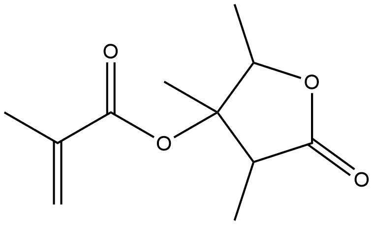 Pentonic acid, 2,5-dideoxy-2-methyl-3-C-methyl-, γ-lactone, 3-(2-methyl-2-propenoate)|