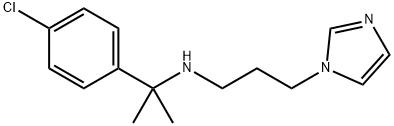 1H-Imidazole-1-propanamine, N-[1-(4-chlorophenyl)-1-methylethyl]- 结构式