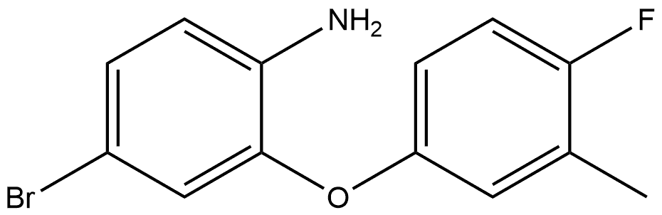 4-Bromo-2-(4-fluoro-3-methylphenoxy)benzenamine|