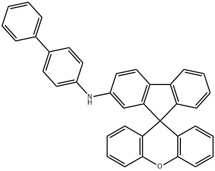 Spiro[9H-?fluorene-?9,?9'-?[9H]?xanthen]?-?2-?amine, N-?[1,?1'-?biphenyl]?-?4-?yl- 结构式
