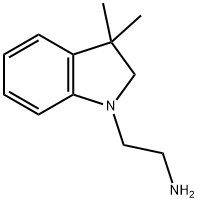 2-(3,3-Dimethyl-2,3-dihydro-1h-indol-1-yl)ethan-1-amine,1520277-30-8,结构式