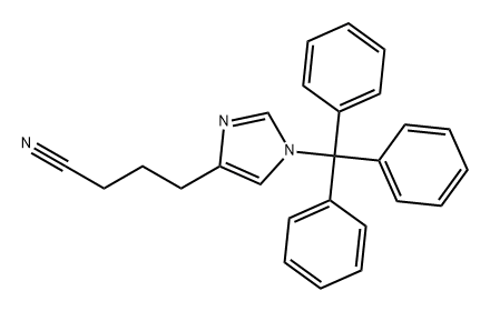 1H-Imidazole-4-butanenitrile, 1-(triphenylmethyl)-