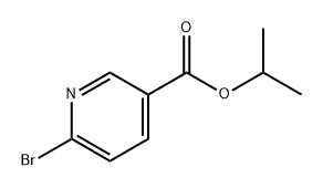 3-Pyridinecarboxylic acid, 6-bromo-, 1-methylethyl ester Struktur