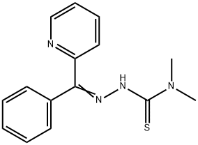 3,3-dimethyl-1-{[phenyl(pyridin-2-yl)methylidene]a mino}thiourea 结构式