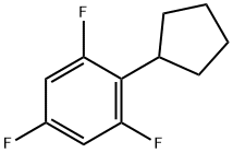 2-环戊基-1,3,5-三氟苯 结构式