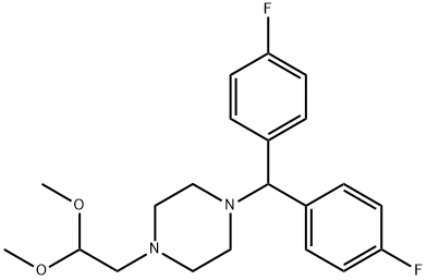 Piperazine, 1-[bis(4-fluorophenyl)methyl]-4-(2,2-dimethoxyethyl)-