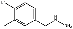 Hydrazine, [(4-bromo-3-methylphenyl)methyl]- Struktur