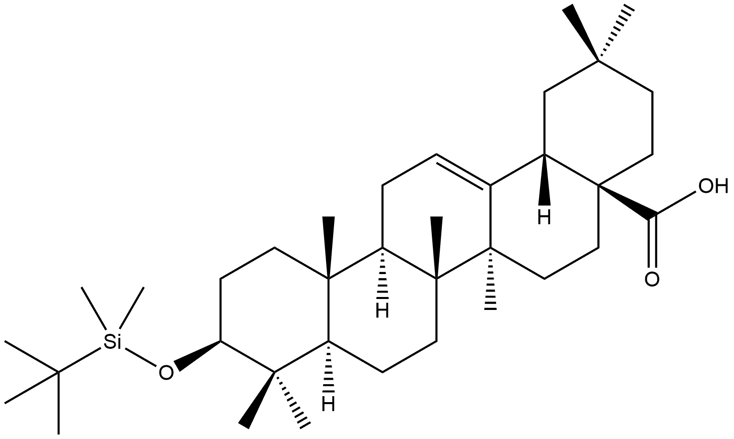 Olean-12-en-28-oic acid, 3-[[(1,1-dimethylethyl)dimethylsilyl]oxy]-, (3β)- (9CI)