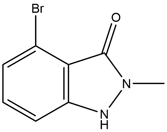 4-Bromo-1,2-dihydro-2-methyl-3H-indazol-3-one Structure