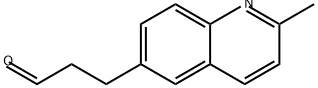 6-Quinolinepropanal, 2-methyl- Structure