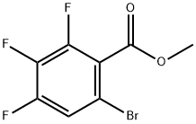 Methyl 6-bromo-2,3,4-trifluorobenzoate Structure