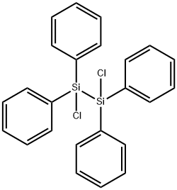 Disilane, 1,2-dichloro-1,1,2,2-tetraphenyl- Structure