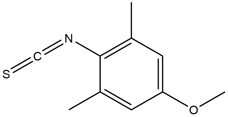 4-甲氧基-2,6-二甲基苯基异硫氰酸酯, 1528958-84-0, 结构式