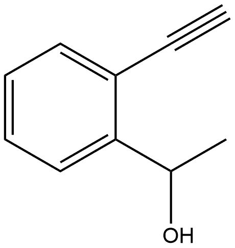 Benzenemethanol, 2-ethynyl-α-methyl- Struktur