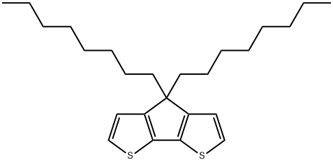 4,4-di(n-octyl)-4H-cyclopenta[2,1-b:3,4-b']dithiophene,153312-87-9,结构式