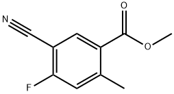 5-氰基-4-氟-2-甲基苯甲酸甲酯, 1533441-20-1, 结构式