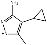 1H-Pyrazol-3-amine, 4-cyclopropyl-5-methyl- Structure