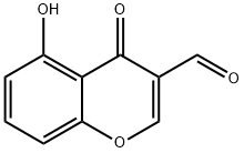 5-Hydroxy-4-oxo-4H-chromene-3-carbaldehyde Structure