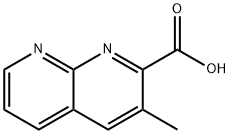 3-甲基-1,8-萘啶-2-甲酸, 1535411-56-3, 结构式