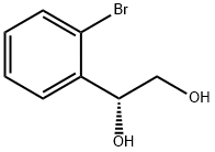 (R) -1-(2-溴苯基)乙烷-1,2-二醇, 153630-80-9, 结构式