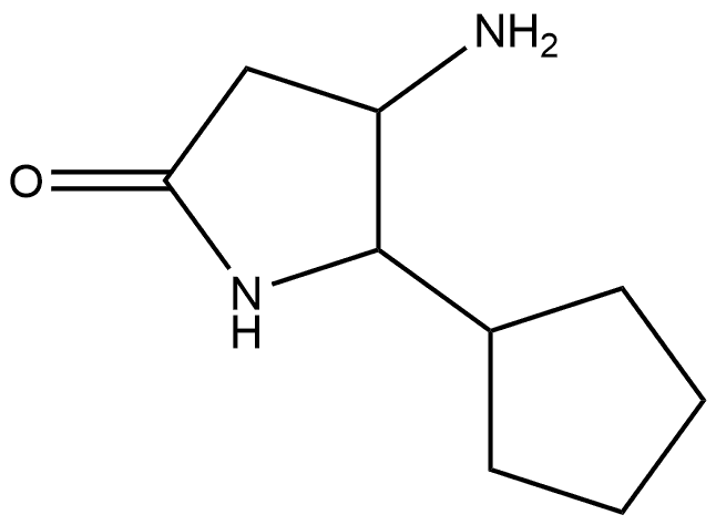 4-amino-5-cyclopentylpyrrolidin-2-one Structure