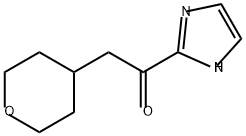 1-(1H-咪唑-2-基)-2-(四氢-2H-吡喃-4-基)乙酮, 1537833-54-7, 结构式