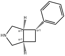 REL-(1R,5S,6R)-6-苯基-3-氮杂双环[3.2.0]庚烷,153909-73-0,结构式
